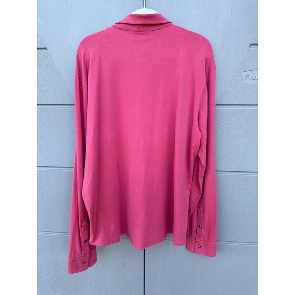 Peter Millar NWT Lava Wash Jersey Snap-Front Shirt MF22K20 In Creed Size XXL - Picture 4 of 12